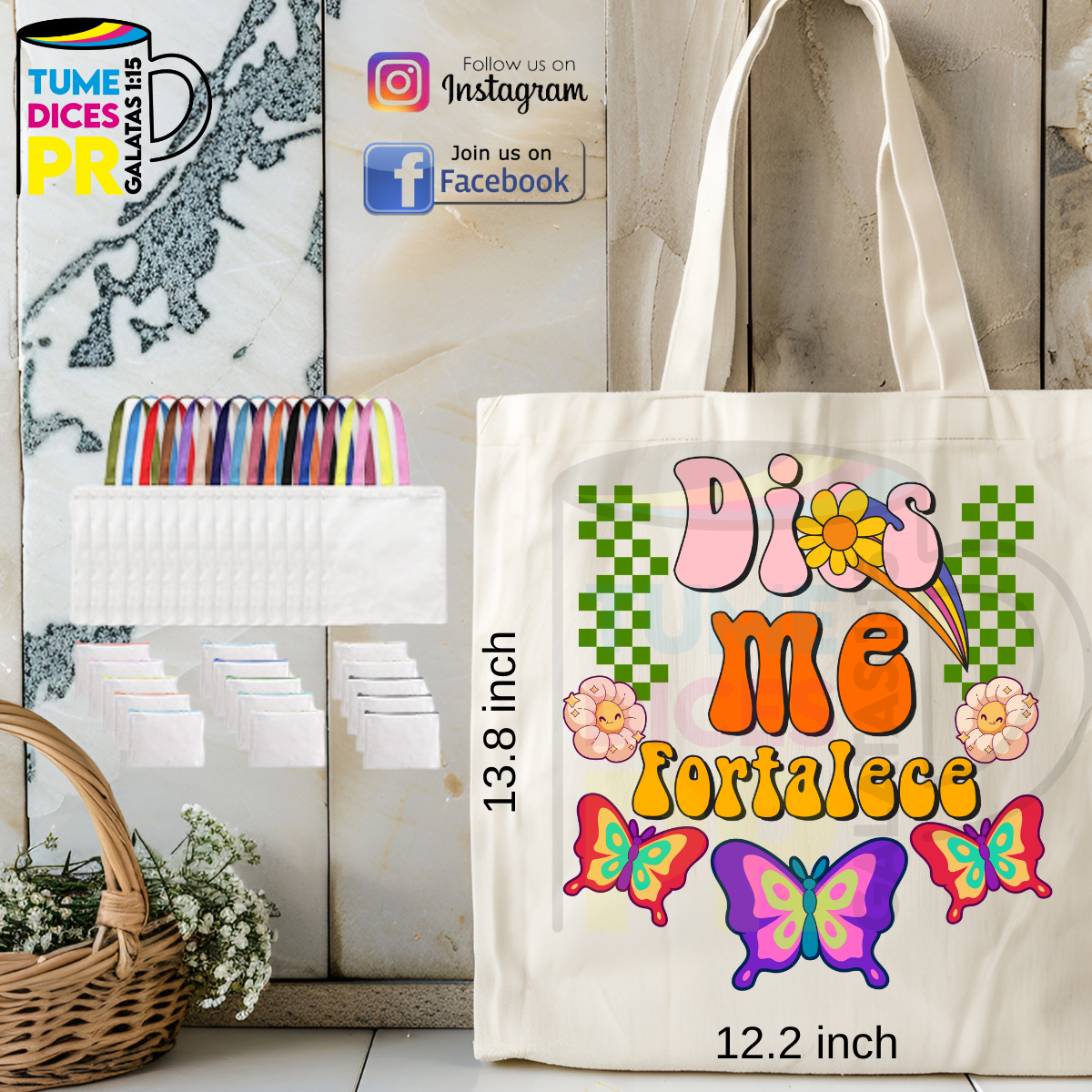 Tote Bags MENSAJES CRISTIANOS