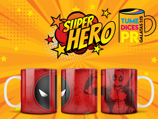 Taza SUPER HEROES 3