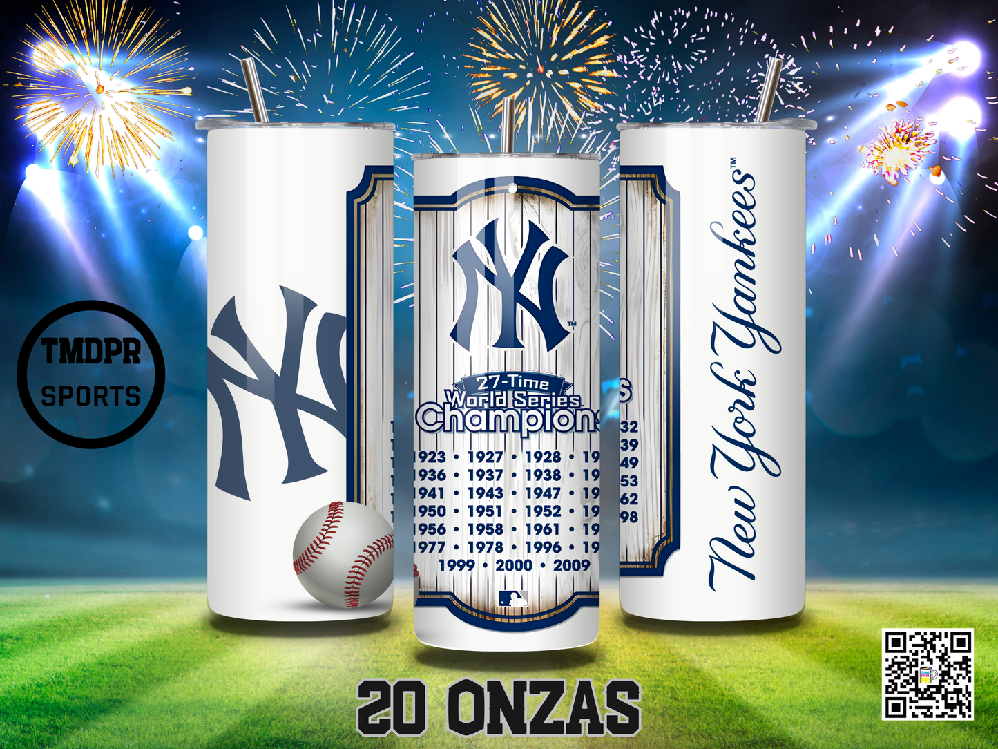 BASEBALL 2 Skinny Tumbler