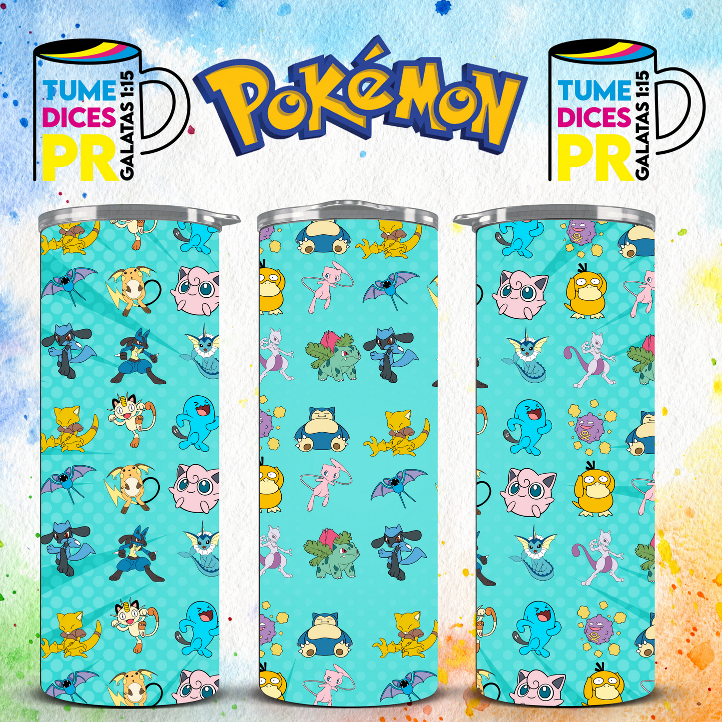 POKEMON Skinny Tumbler