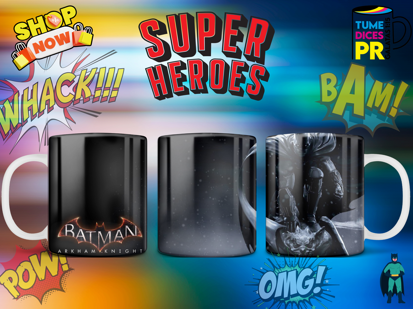 Taza SUPER HEROES 3