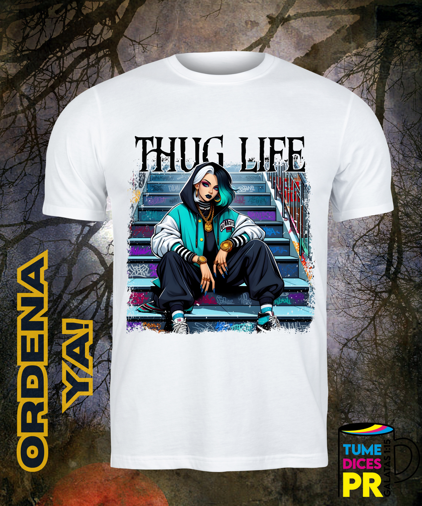 Camiseta Halloween THUG LIFE 3