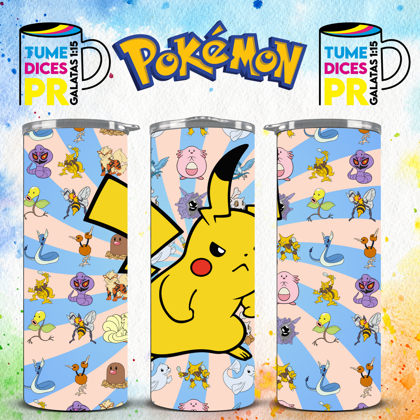 POKEMON Skinny Tumbler