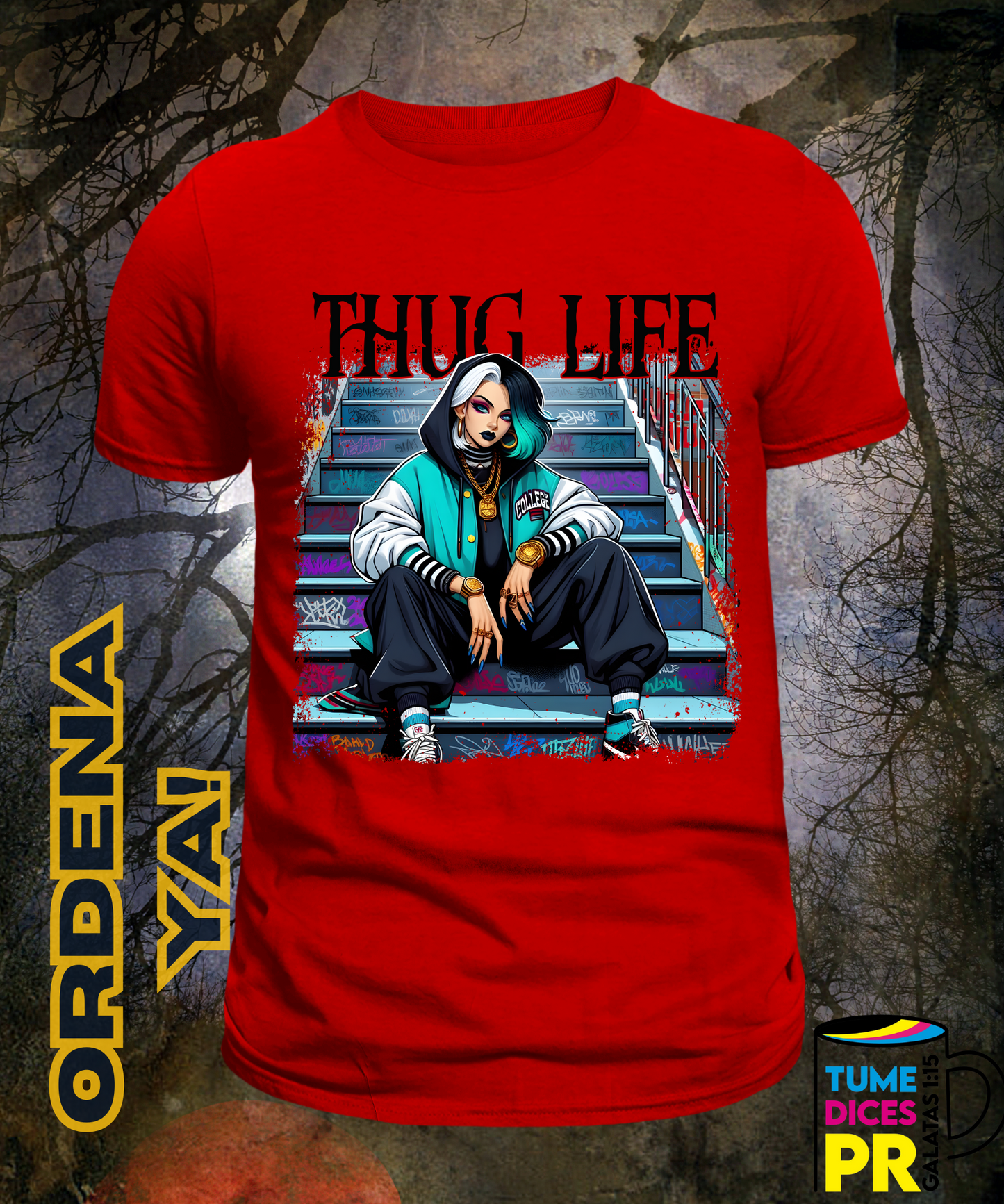 Camiseta Halloween THUG LIFE 3