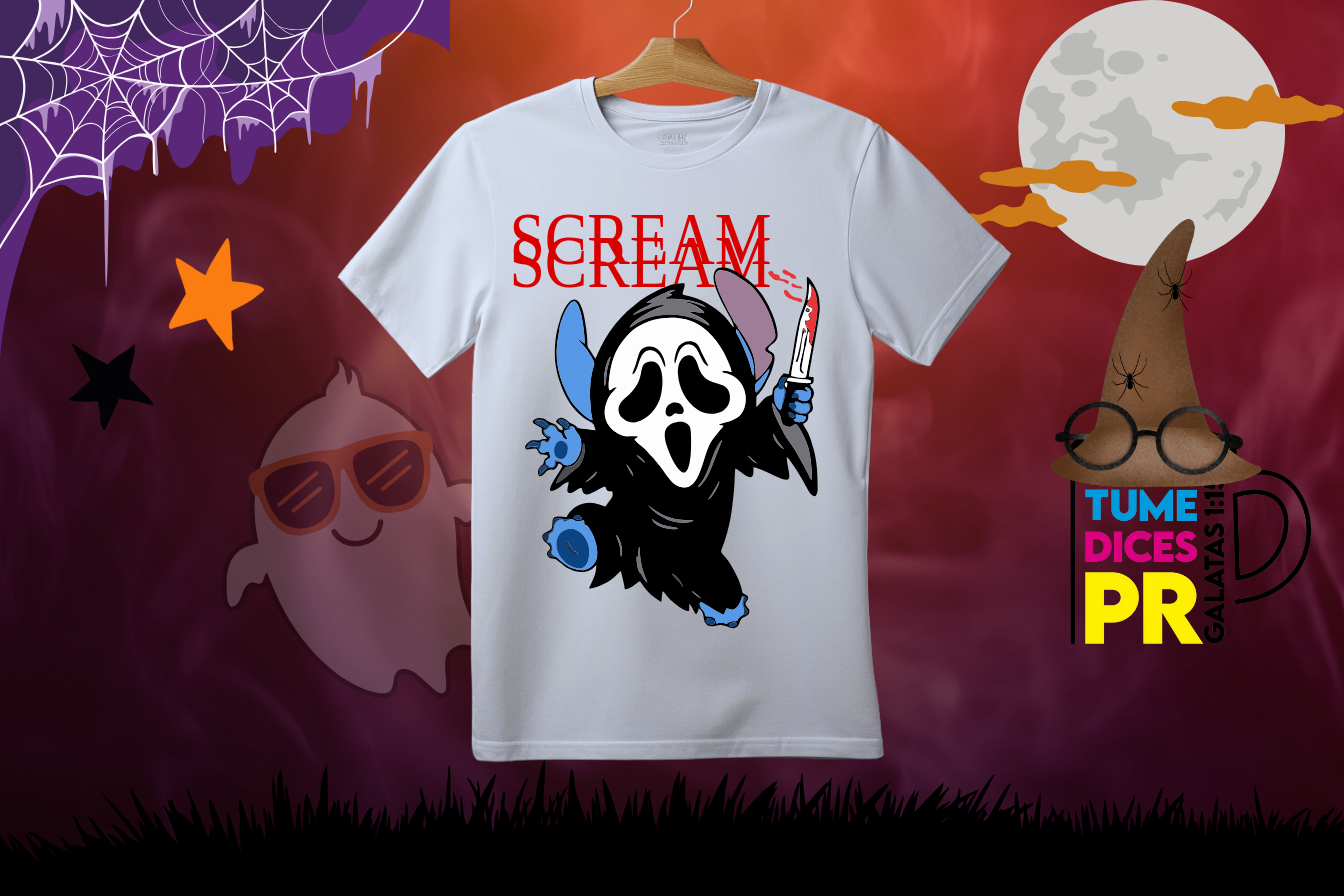 Camiseta Halloween STITCH 2