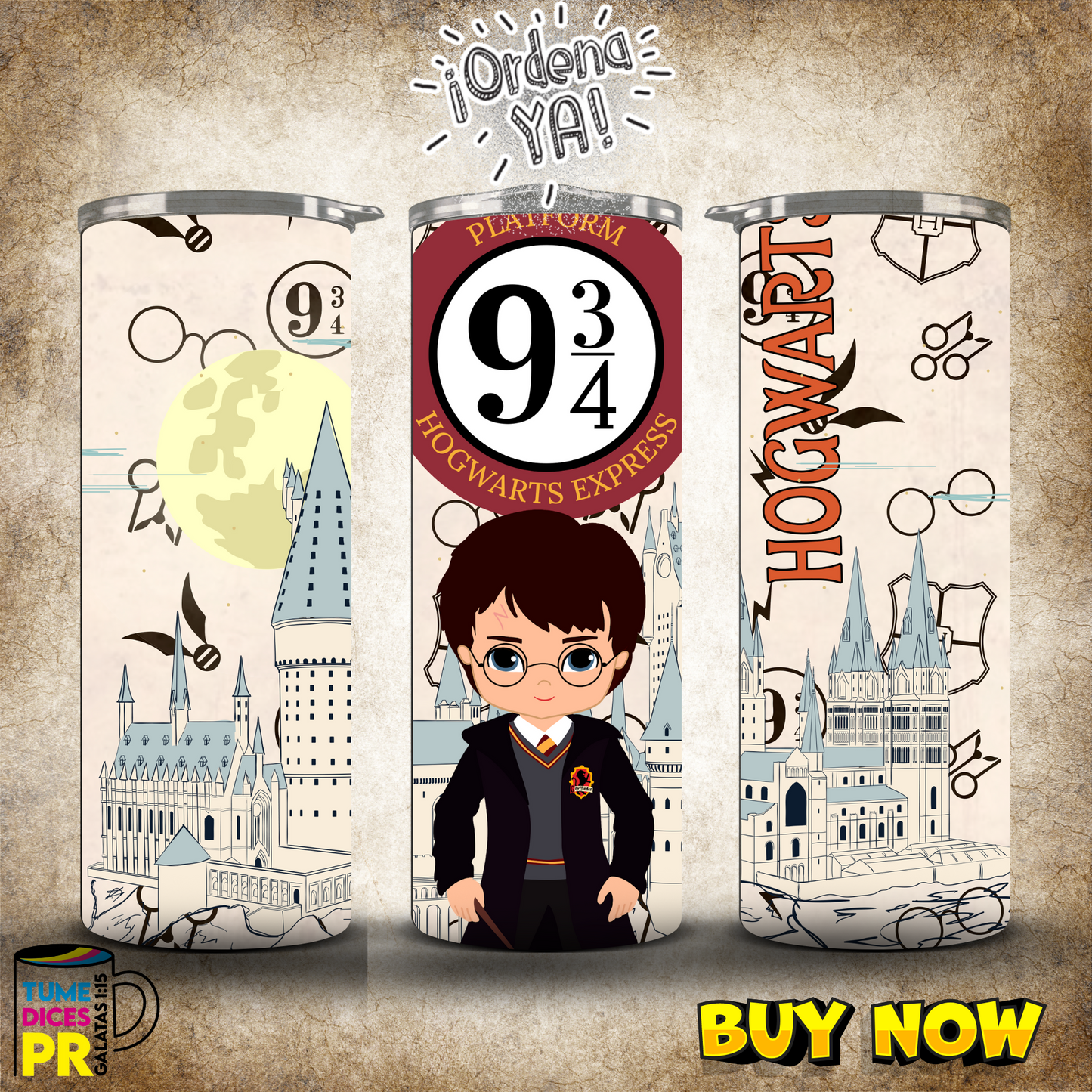 HARRY POTTER Skinny Tumbler