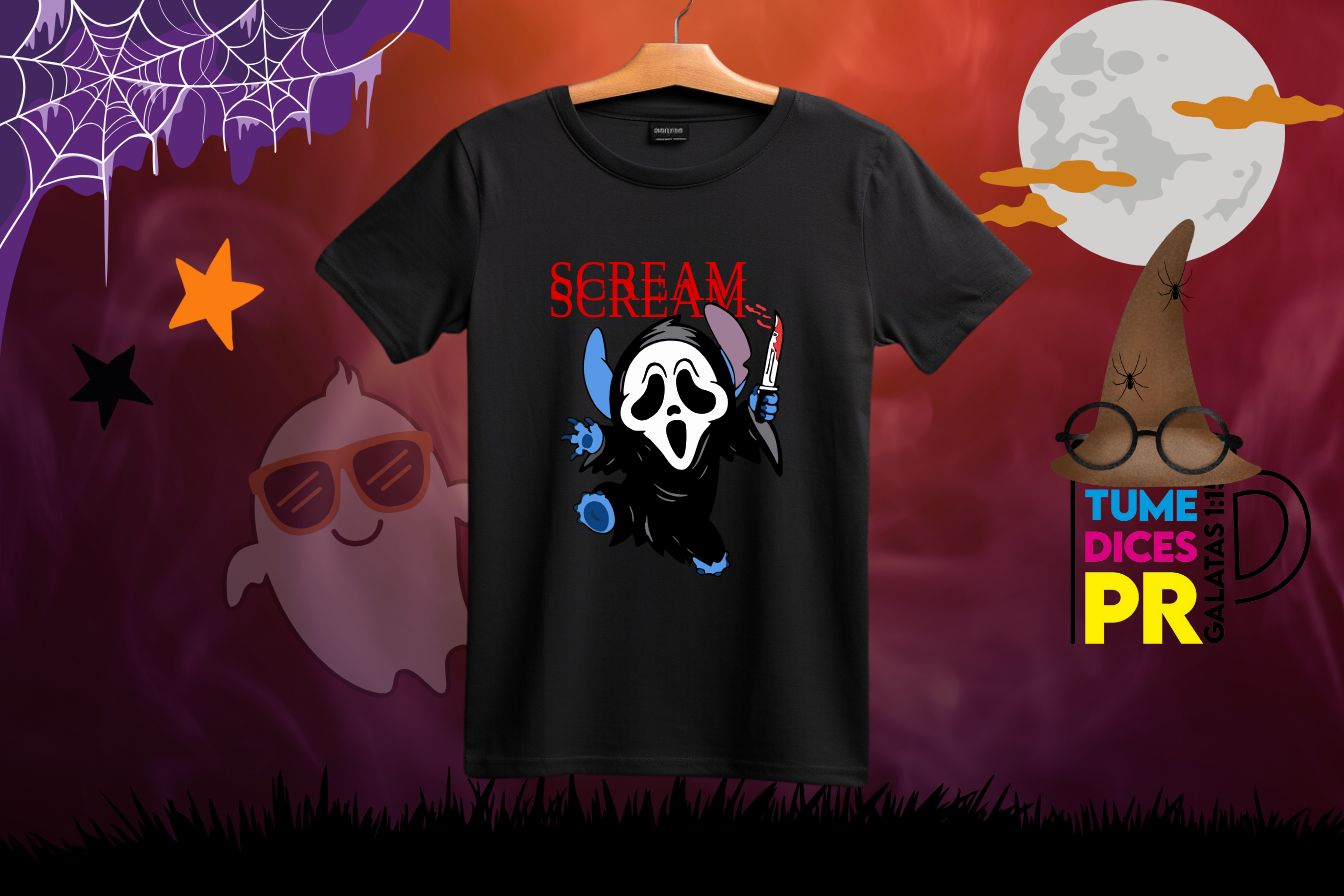 Camiseta Halloween STITCH 2
