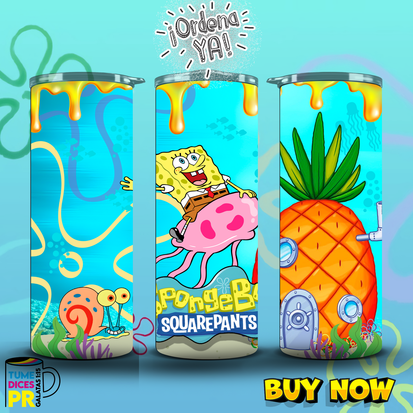 BOB ESPONJA Skinny Tumbler