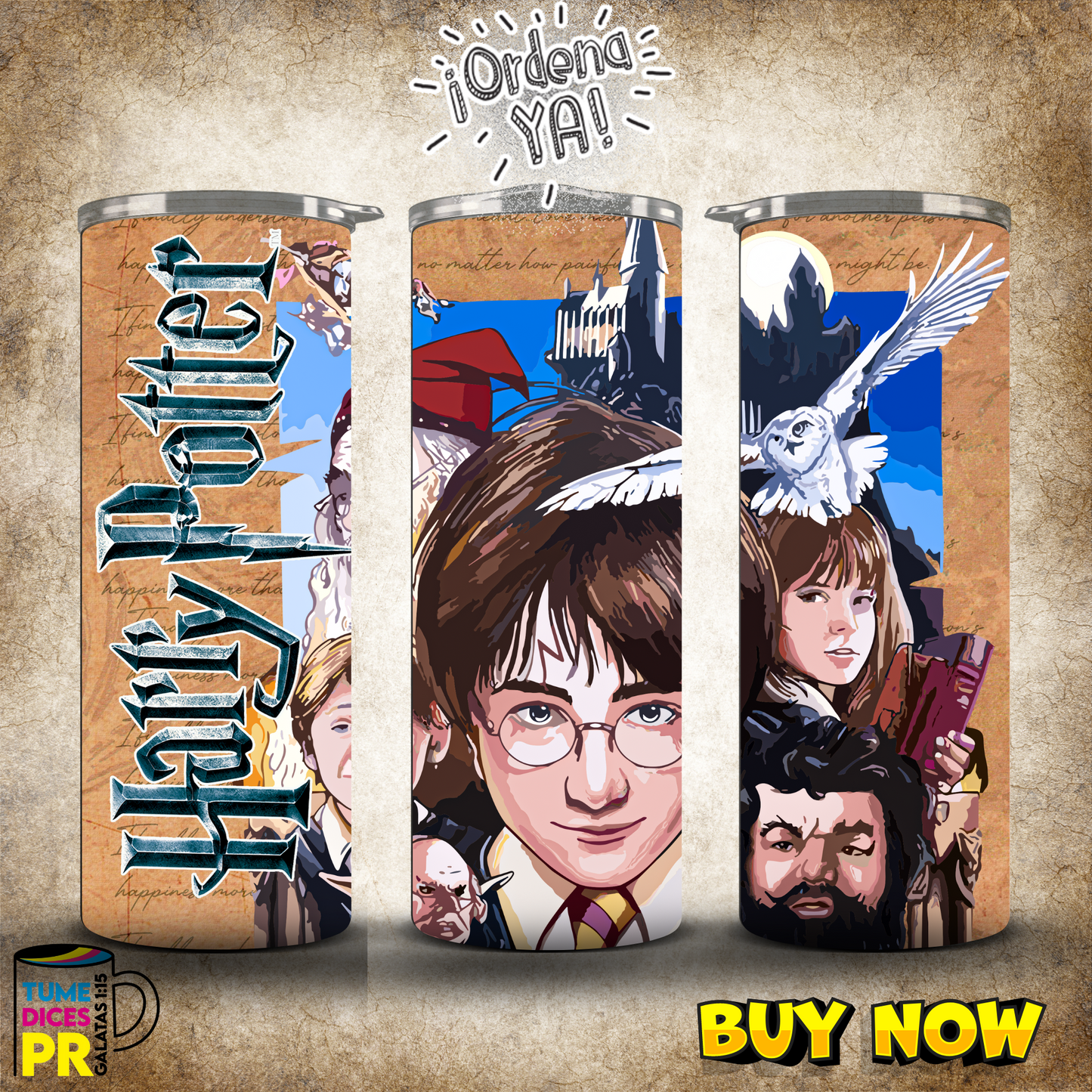 HARRY POTTER Skinny Tumbler