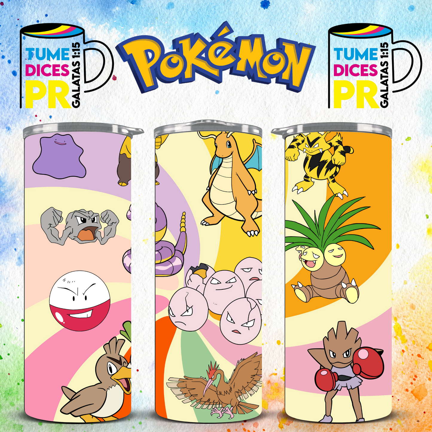 POKEMON Skinny Tumbler