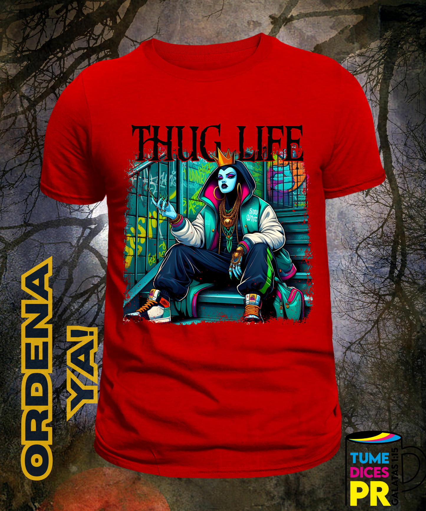 Camiseta Halloween THUG LIFE 3