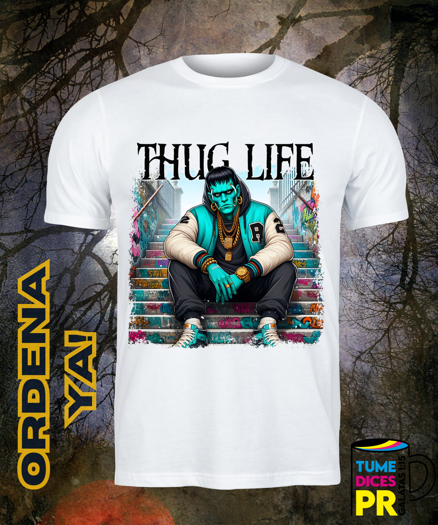 Camiseta Halloween THUG LIFE 3