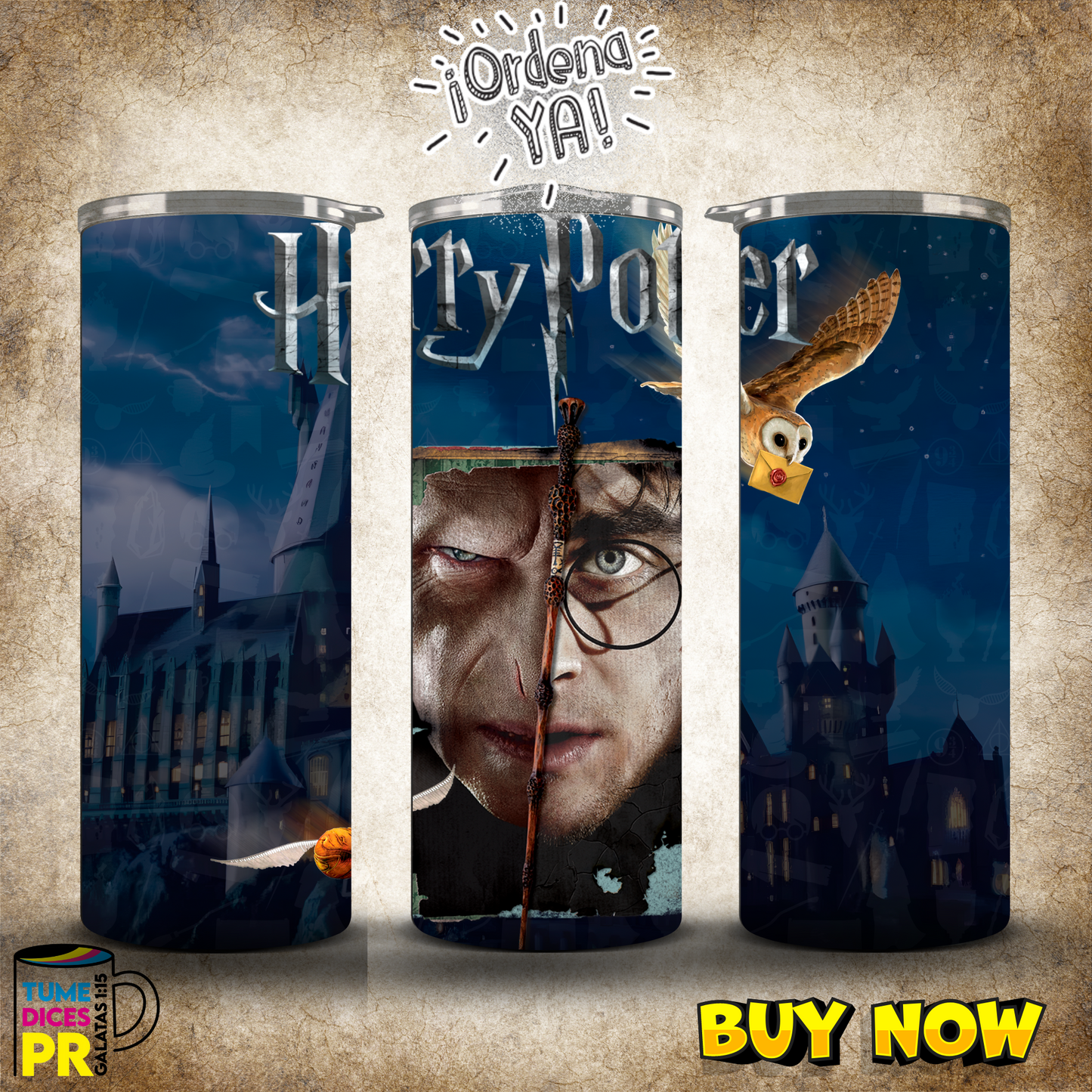 HARRY POTTER Skinny Tumbler