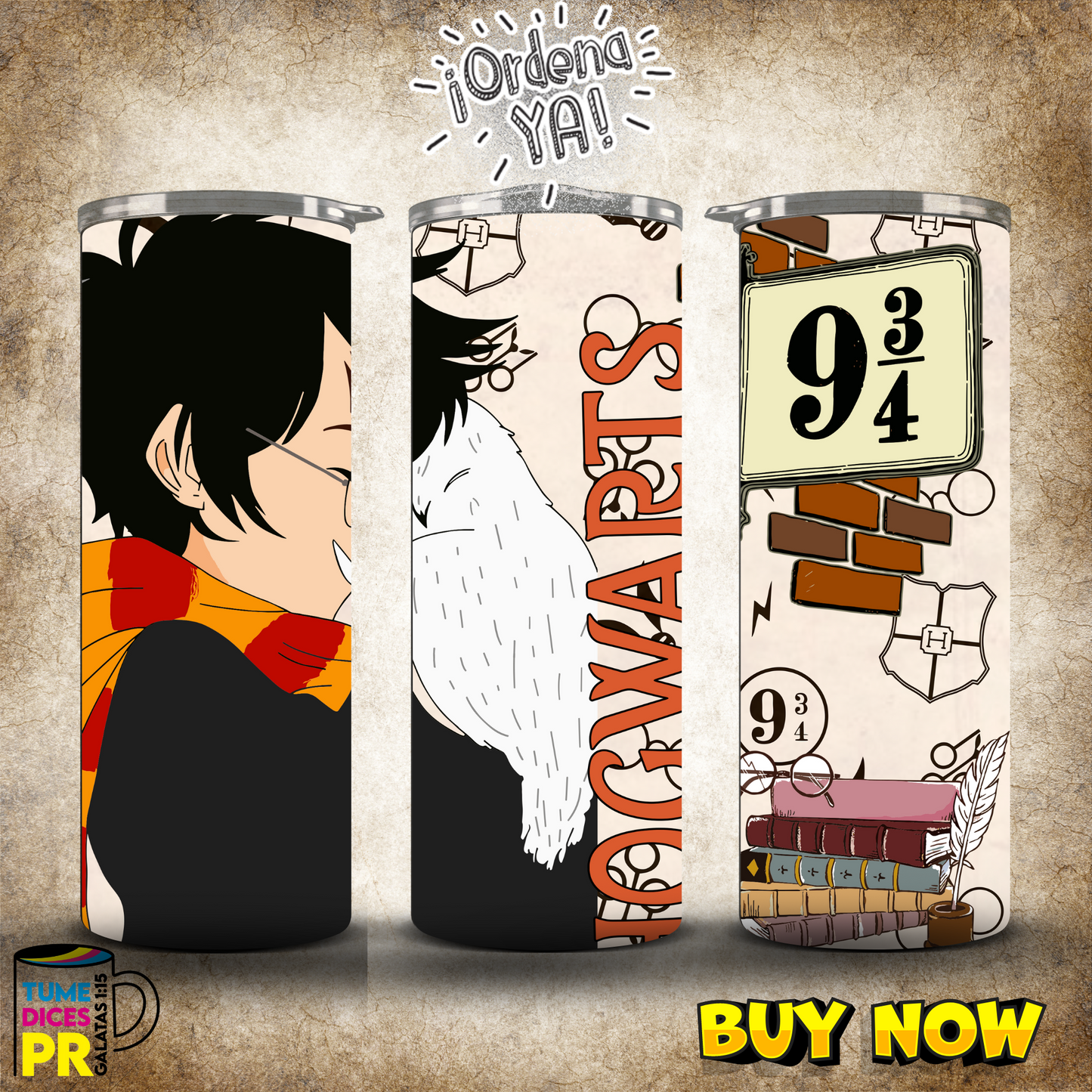 HARRY POTTER Skinny Tumbler