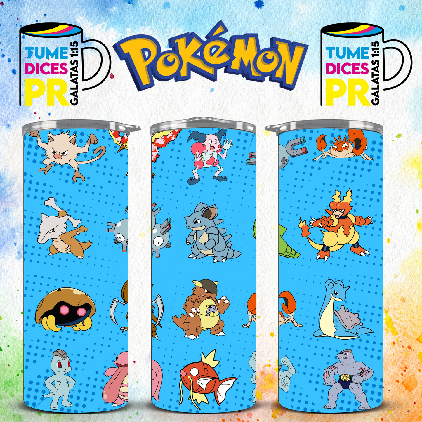 POKEMON Skinny Tumbler