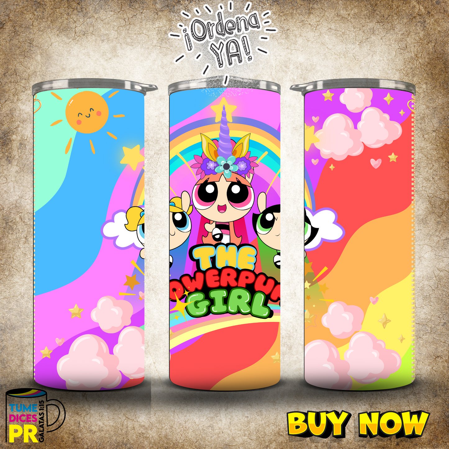 POWERPUFF GIRLS Skinny Tumbler