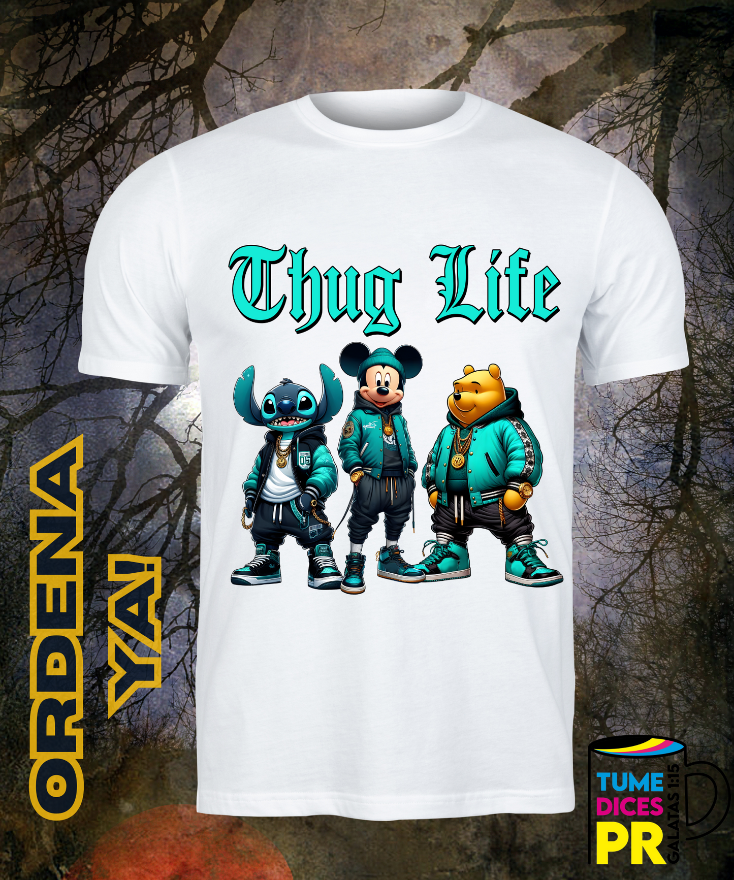 Camiseta Halloween THUG LIFE 3