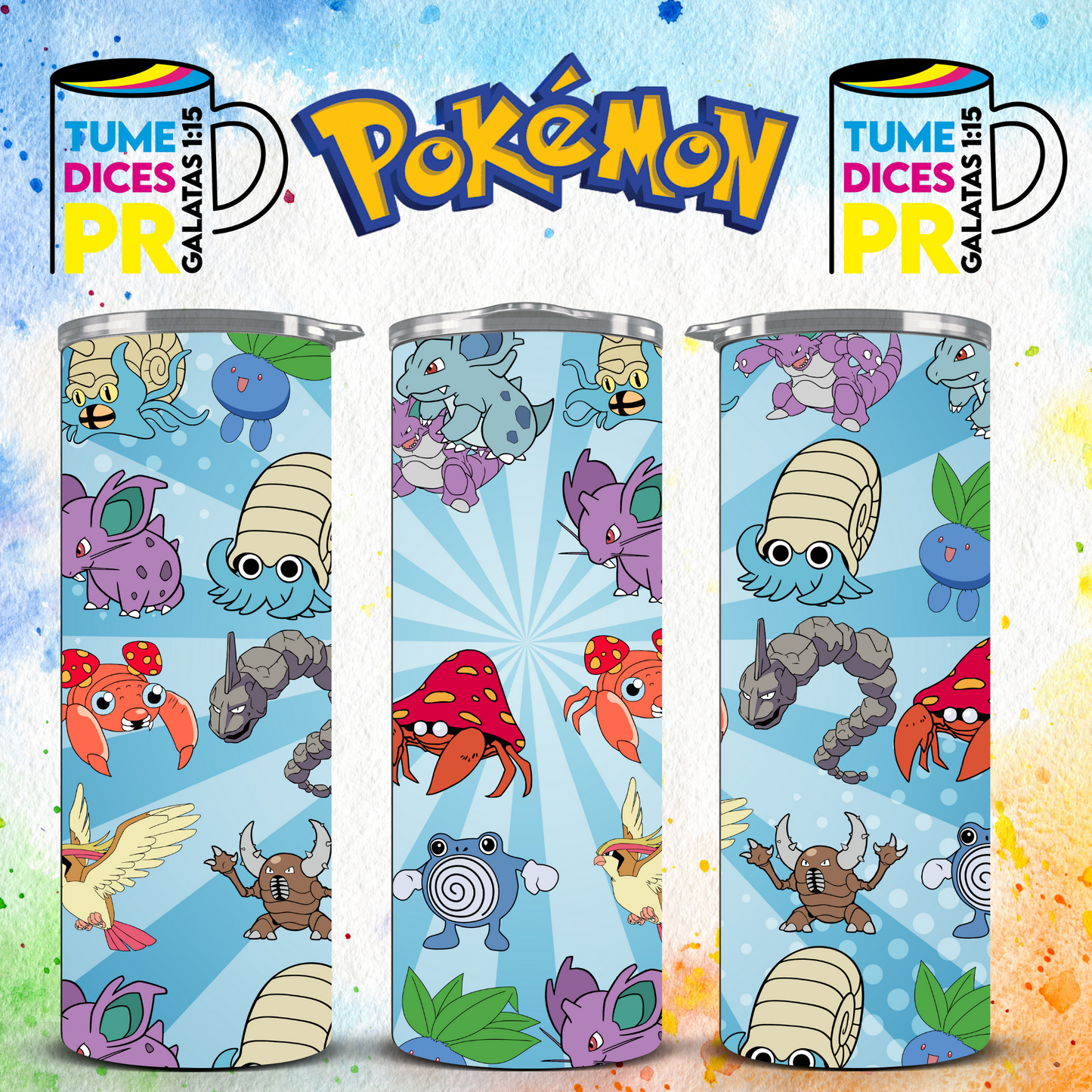 POKEMON Skinny Tumbler