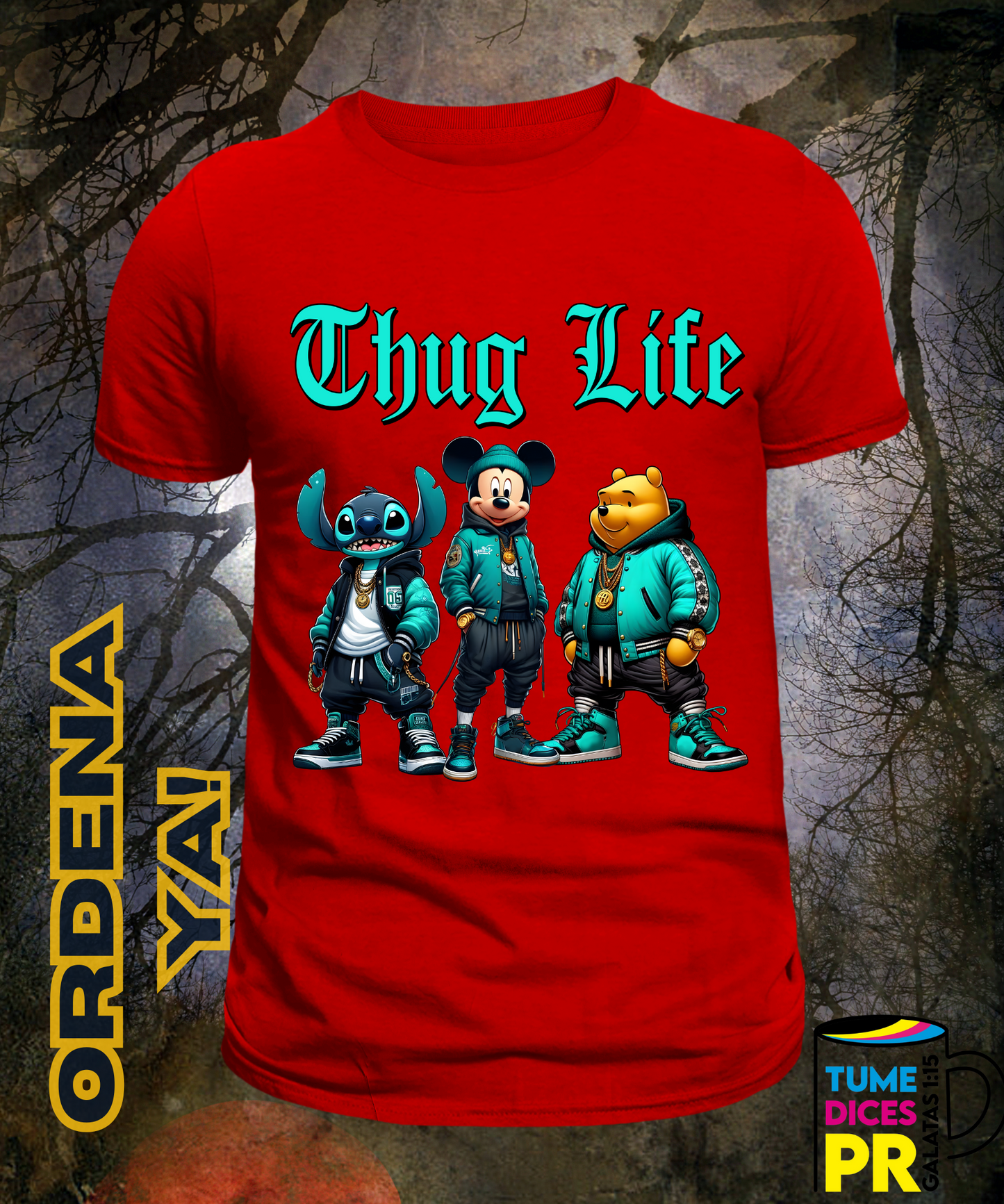 Camiseta Halloween THUG LIFE 3