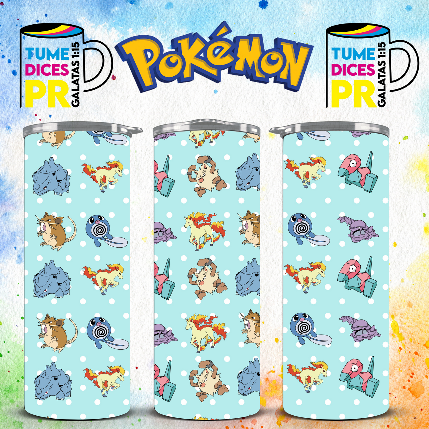 POKEMON Skinny Tumbler