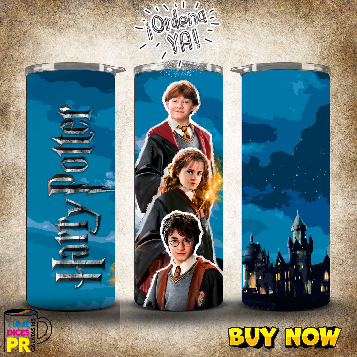 HARRY POTTER Skinny Tumbler