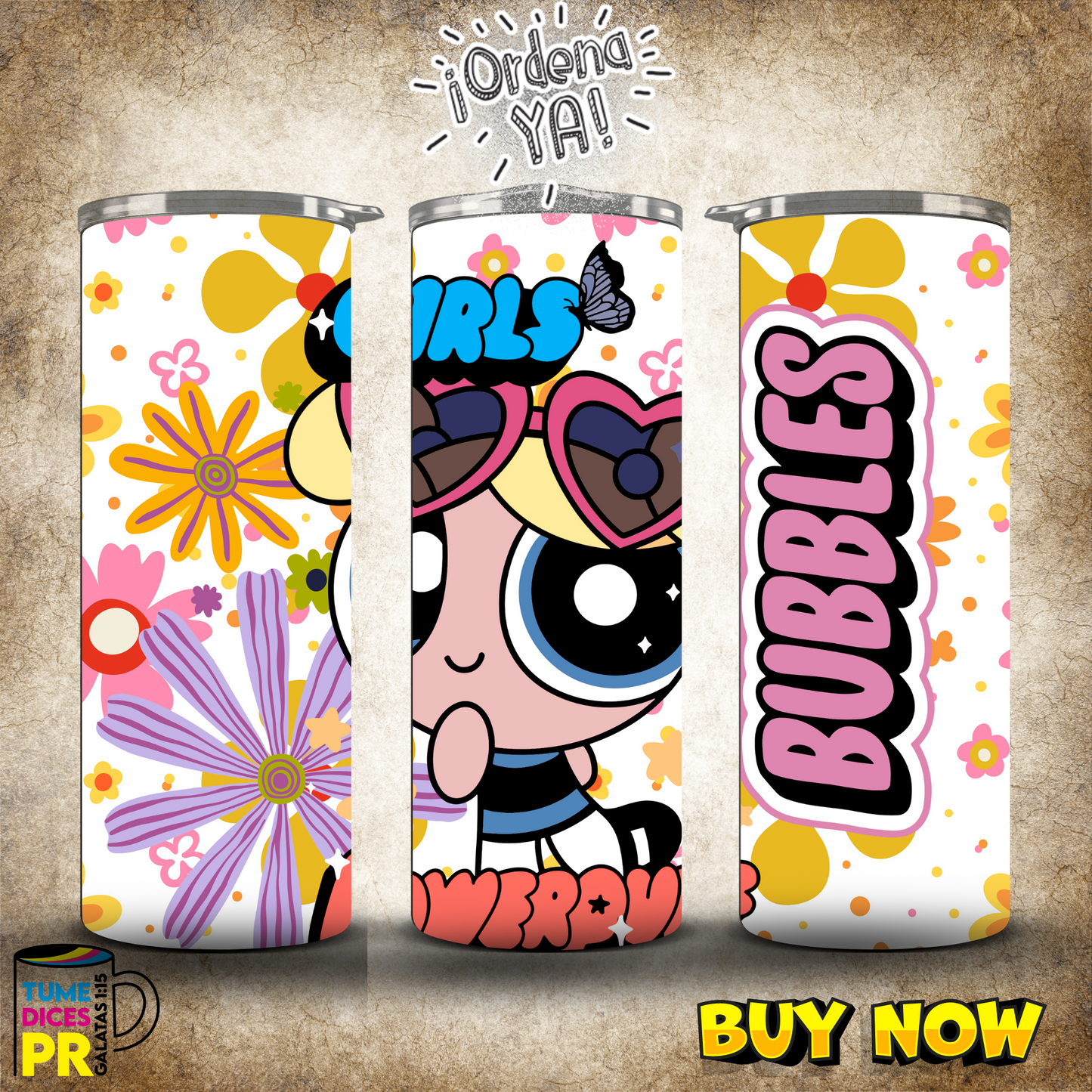 POWERPUFF GIRLS Skinny Tumbler