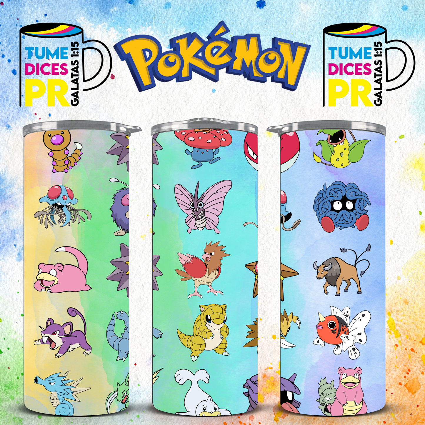 POKEMON Skinny Tumbler