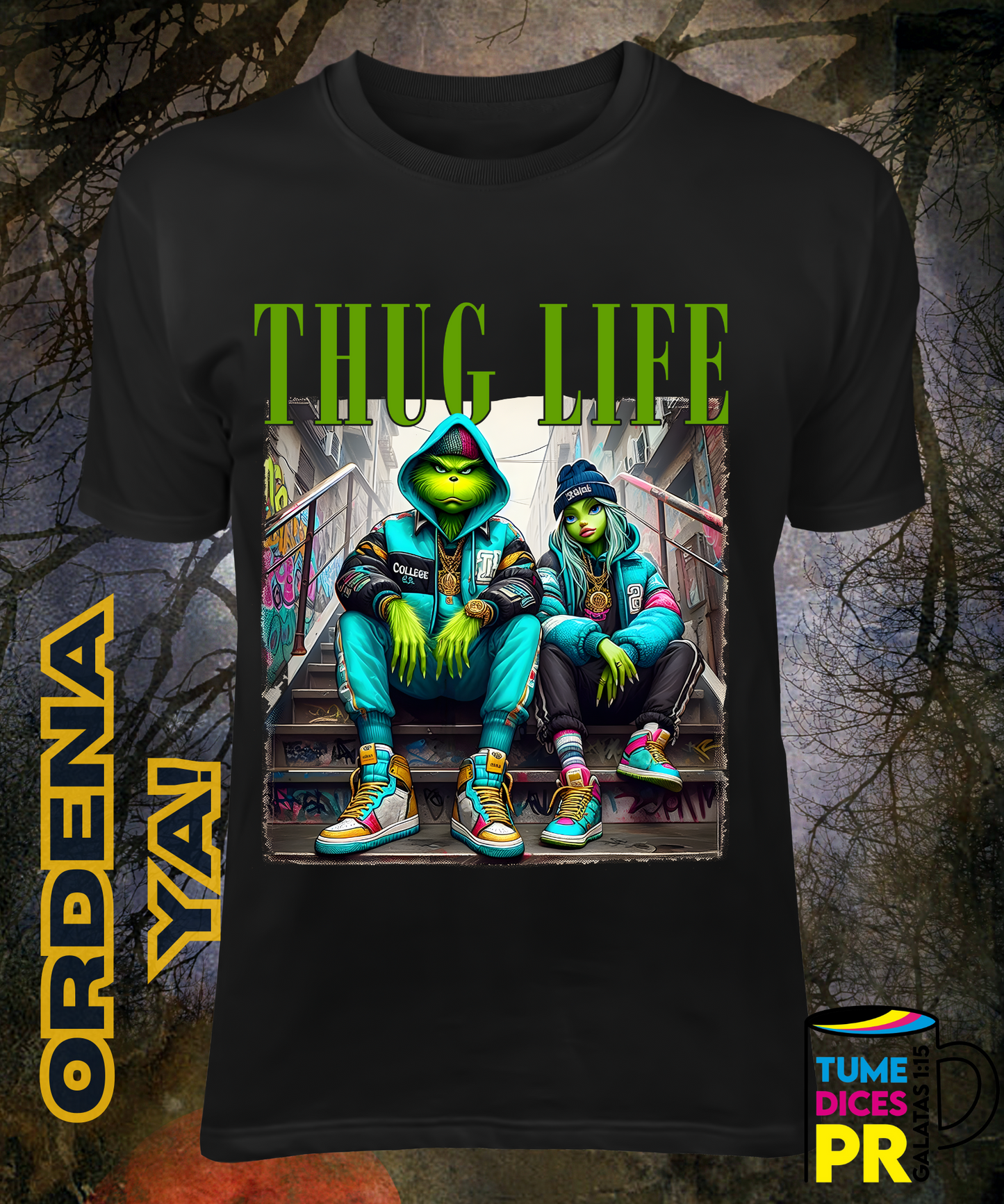 Camiseta Halloween THUG LIFE 3