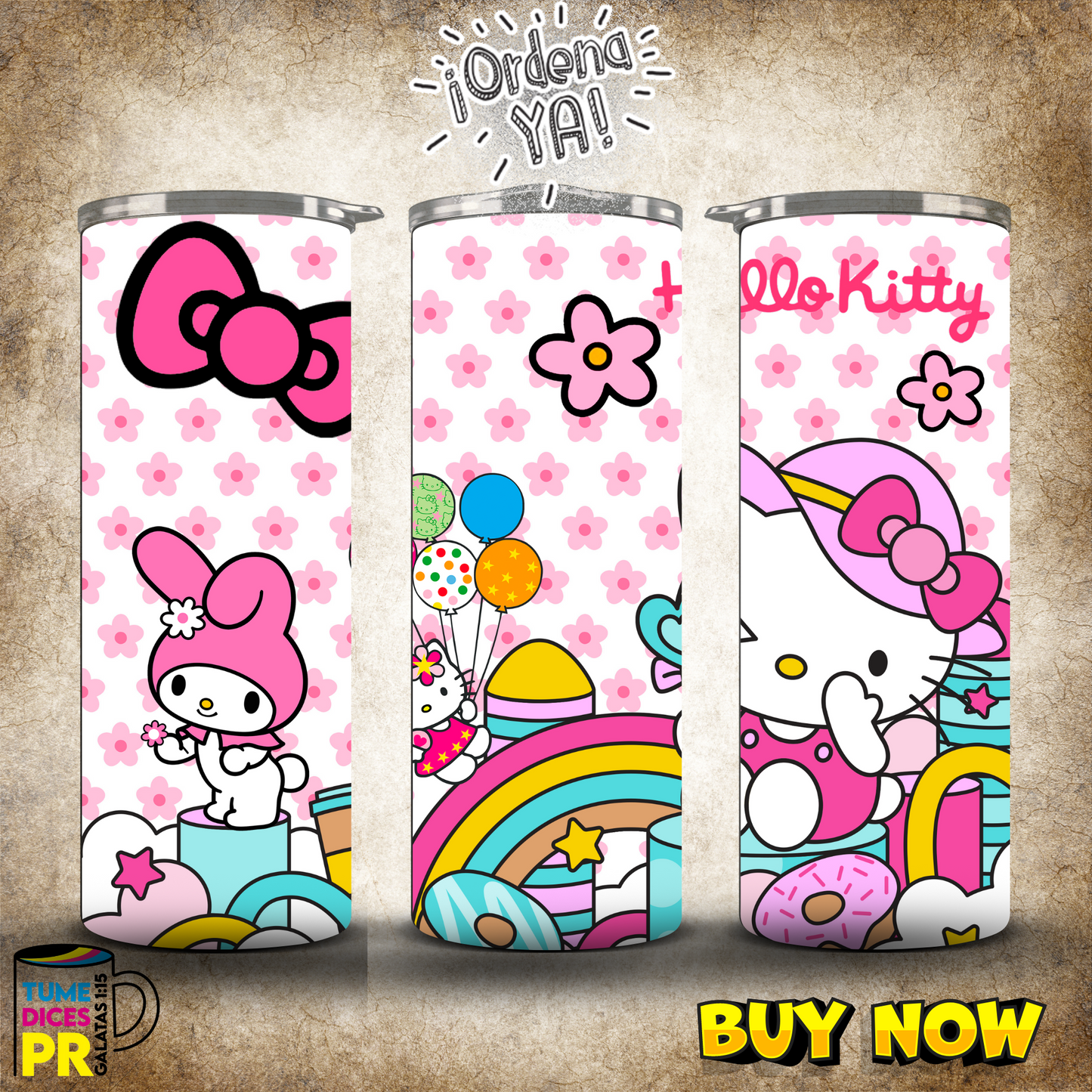 HELLO KITTY Skinny Tumbler