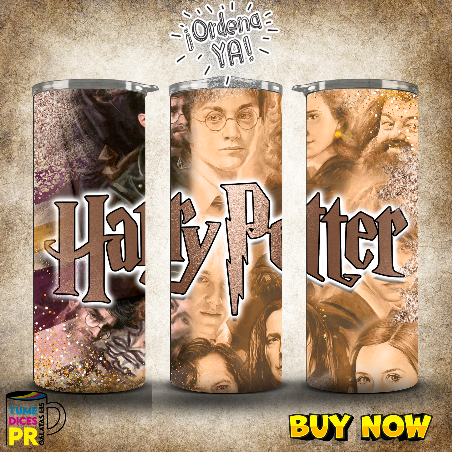 HARRY POTTER Skinny Tumbler