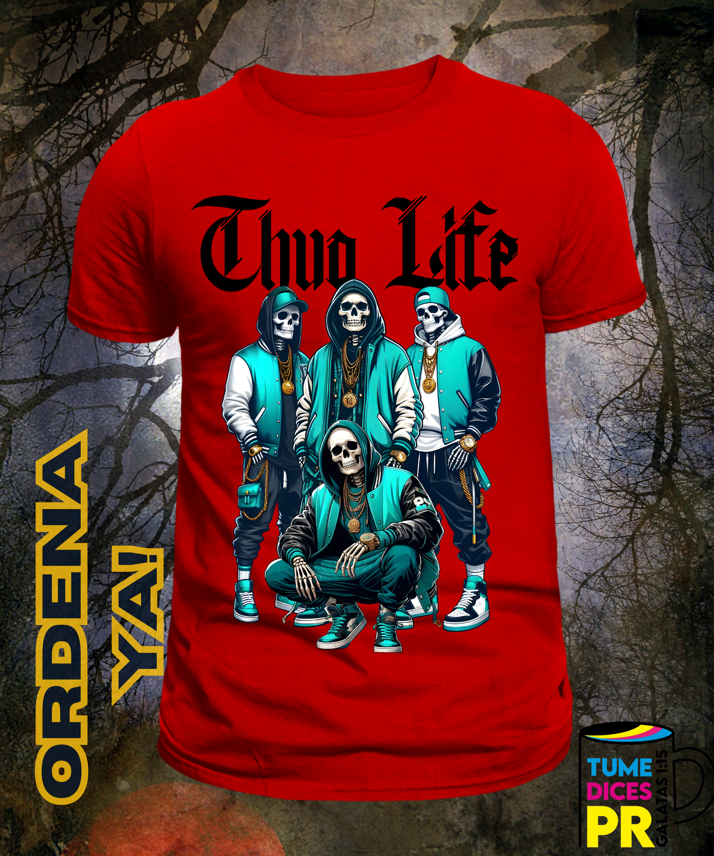 Camiseta Halloween THUG LIFE 2