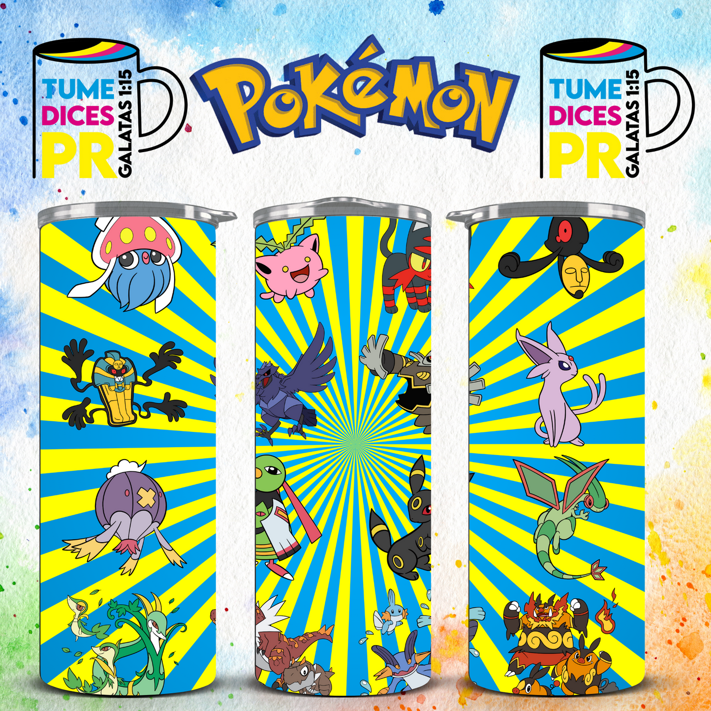 POKEMON Skinny Tumbler