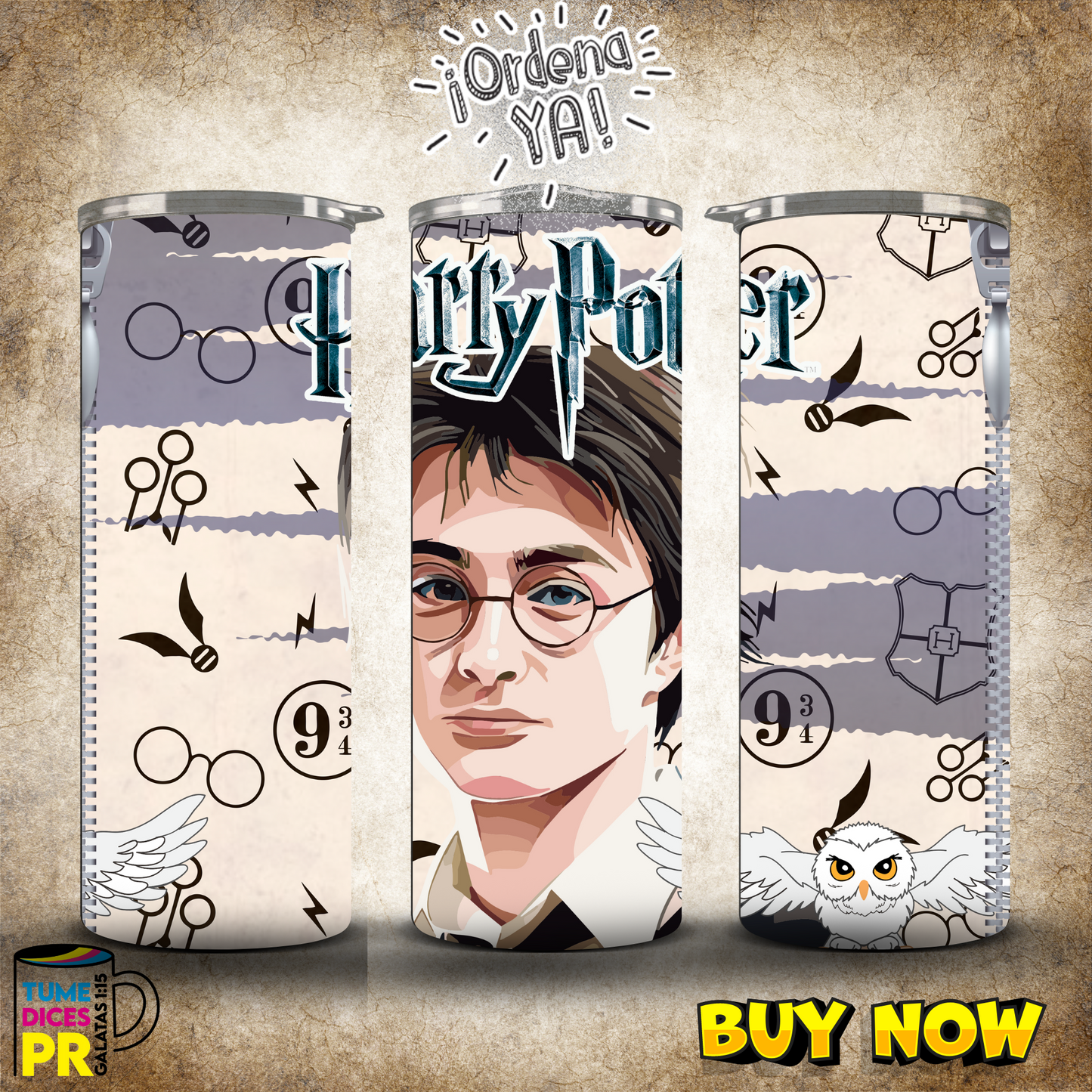 HARRY POTTER Skinny Tumbler