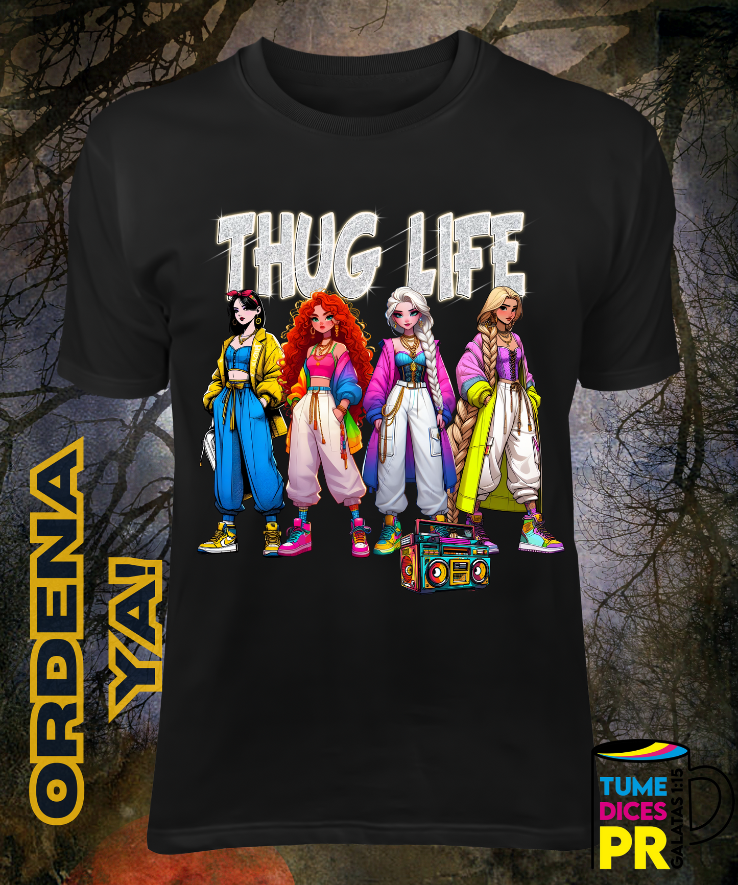 Camiseta Halloween THUG LIFE 3