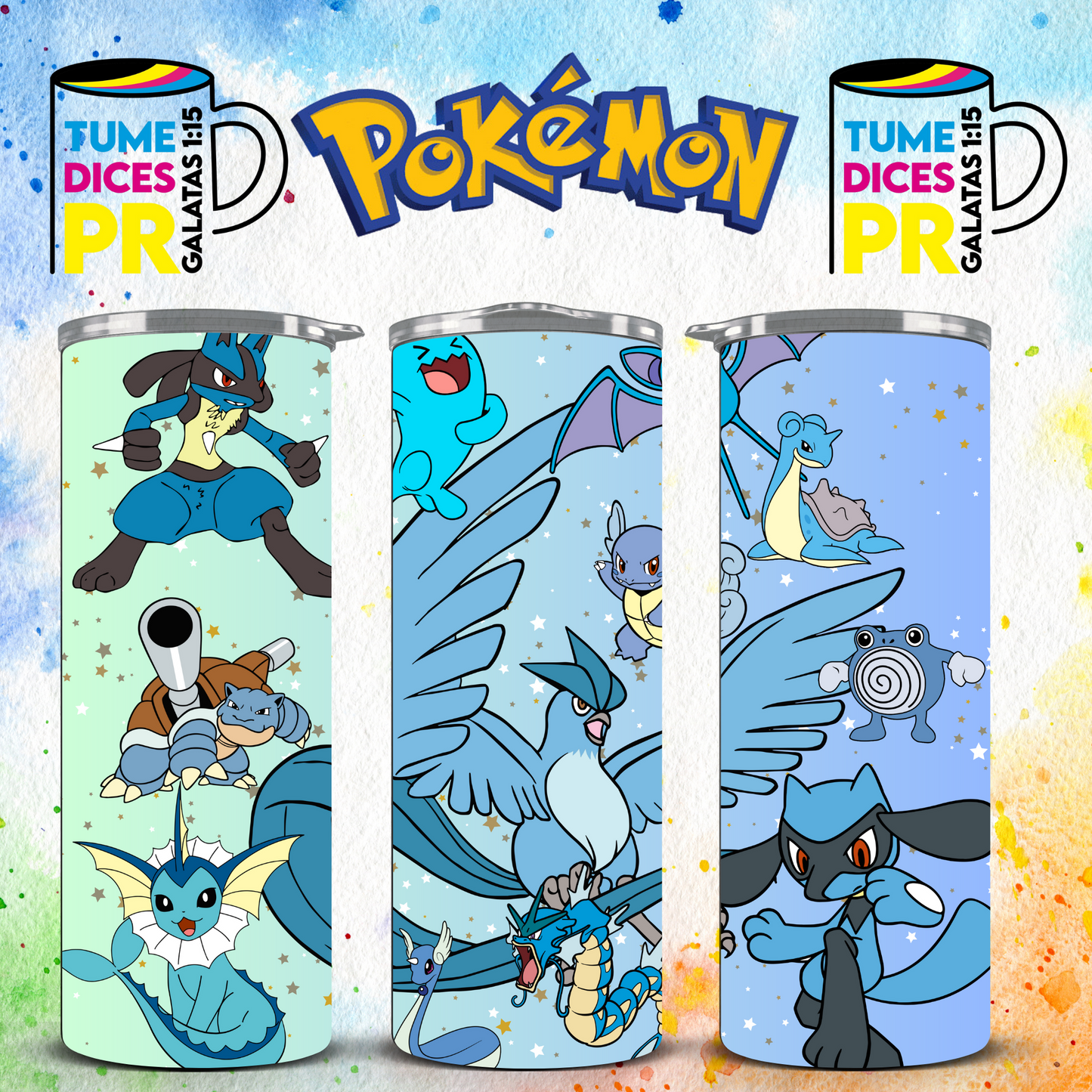 POKEMON Skinny Tumbler