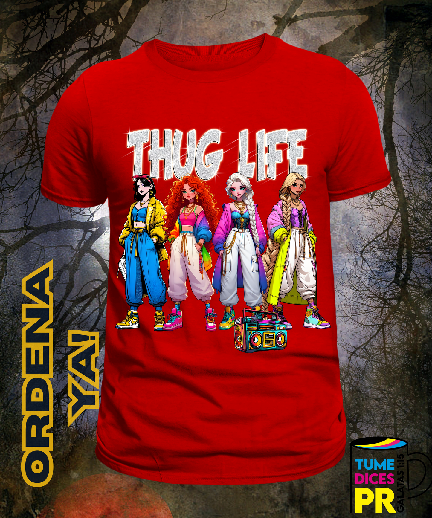 Camiseta Halloween THUG LIFE 3