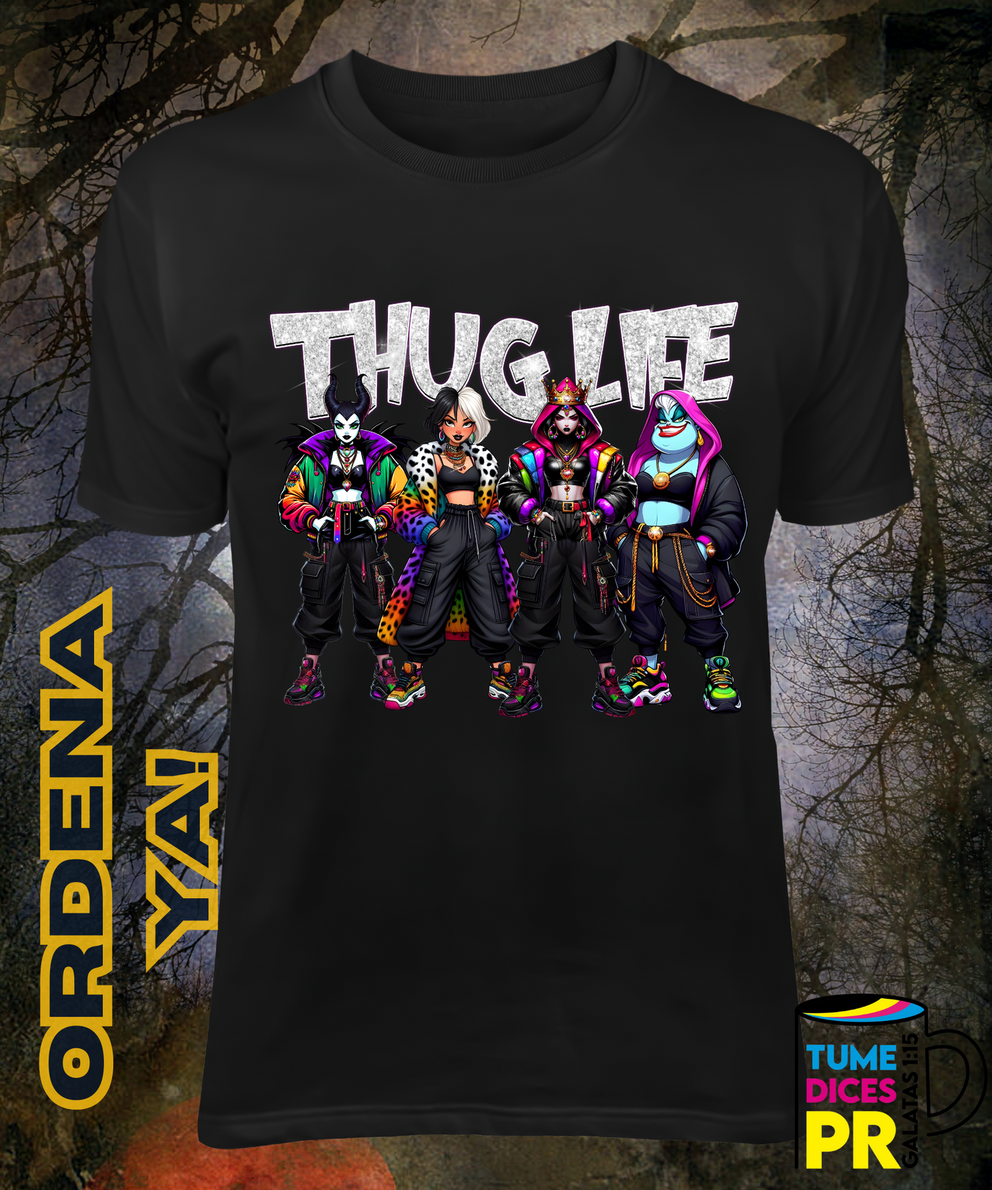 Camiseta Halloween THUG LIFE 4