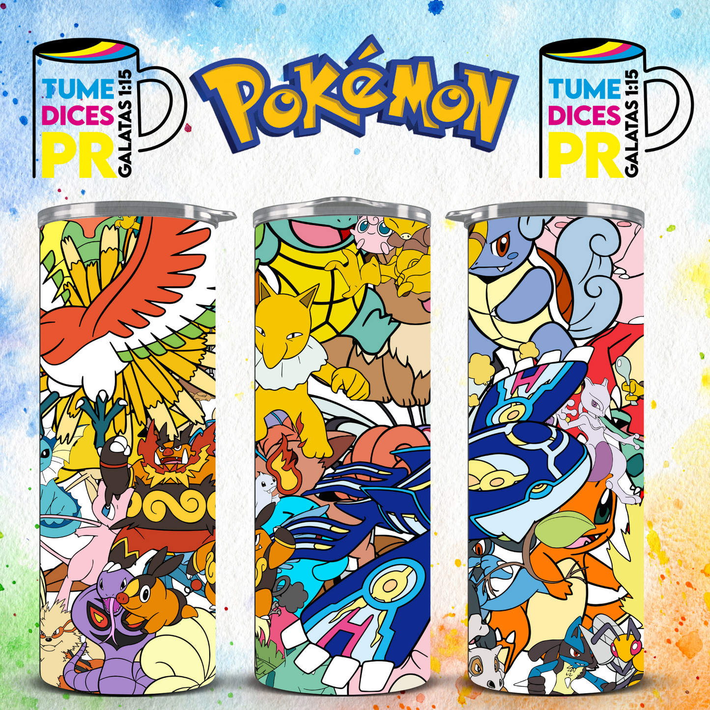 POKEMON Skinny Tumbler