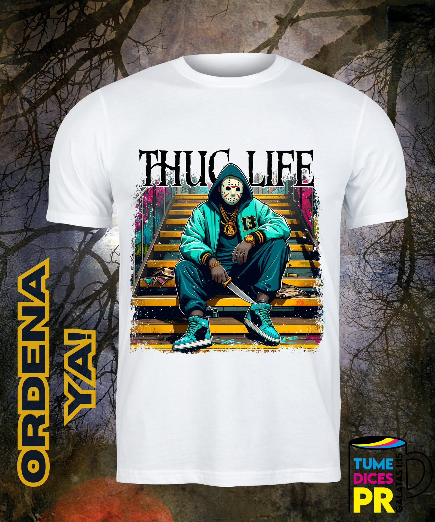 Camiseta Halloween THUG LIFE 4