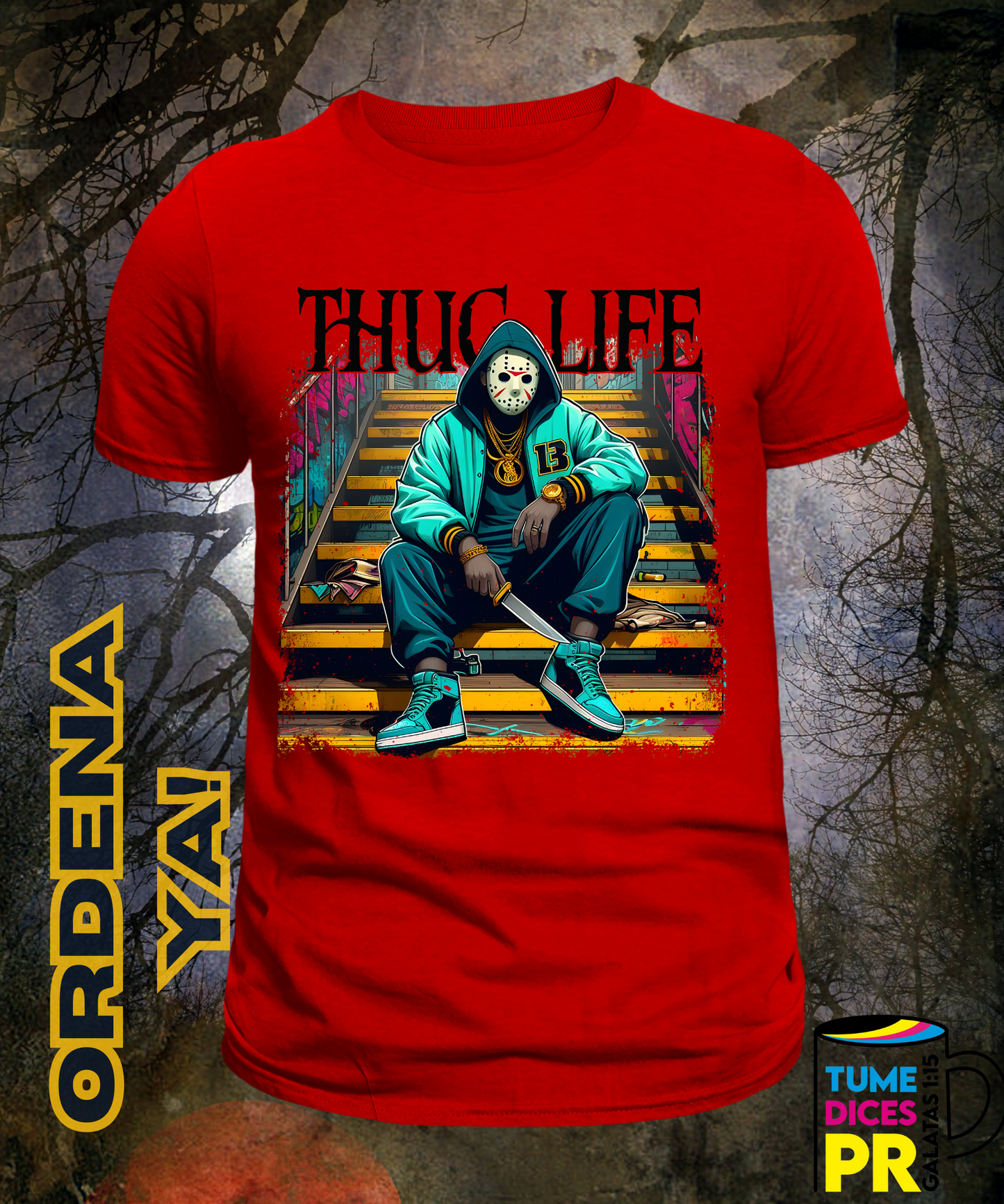 Camiseta Halloween THUG LIFE 4