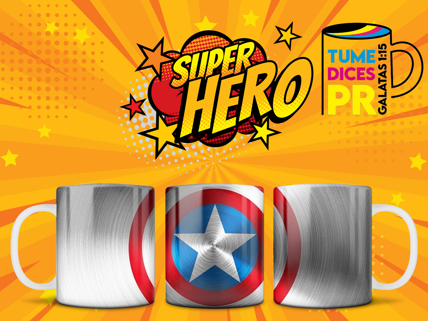 Taza SUPER HEROES