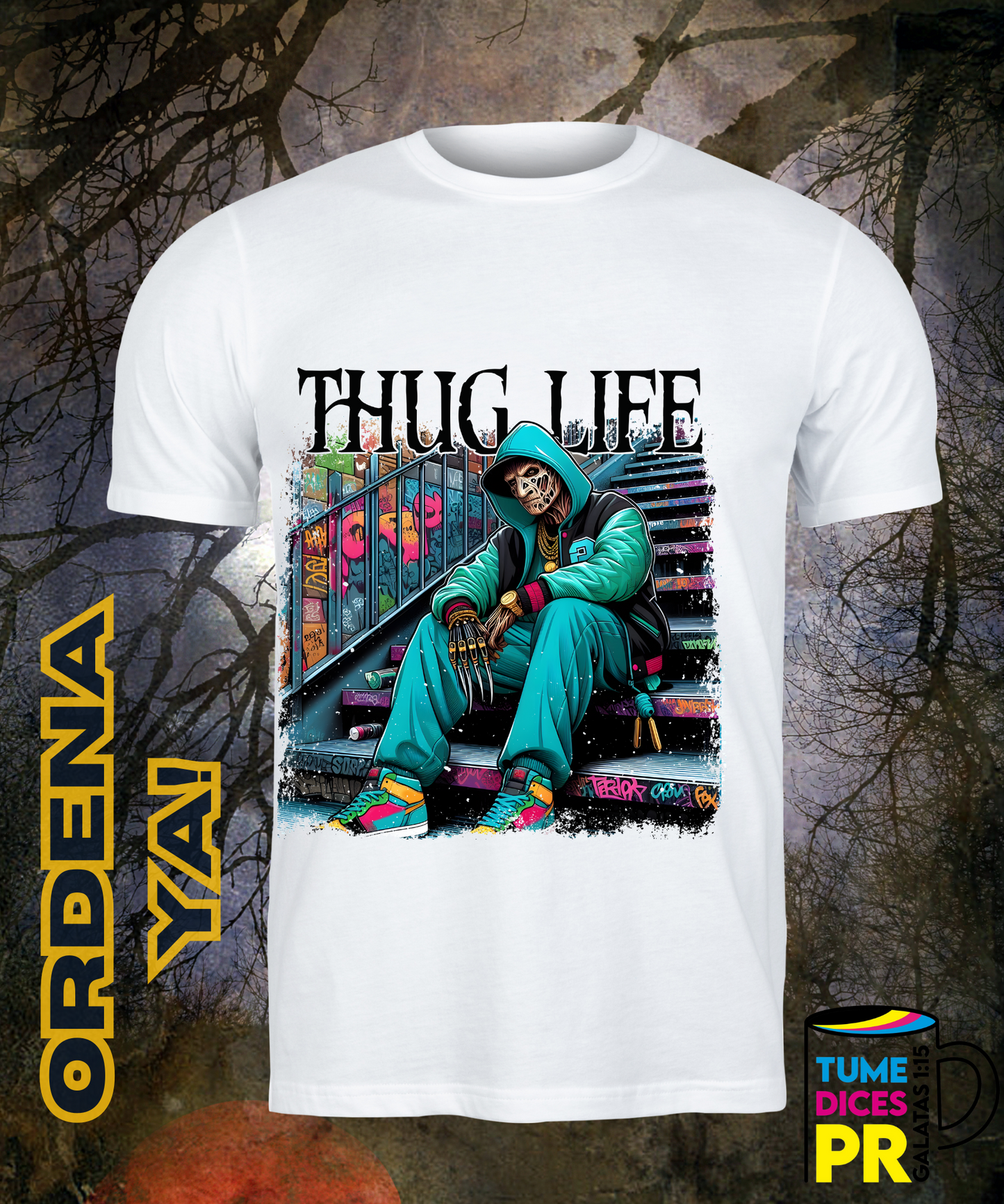 Camiseta Halloween THUG LIFE 4