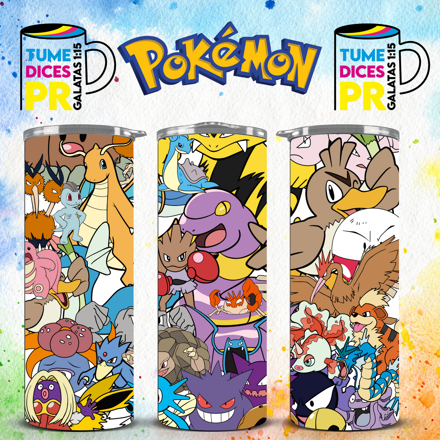 POKEMON Skinny Tumbler