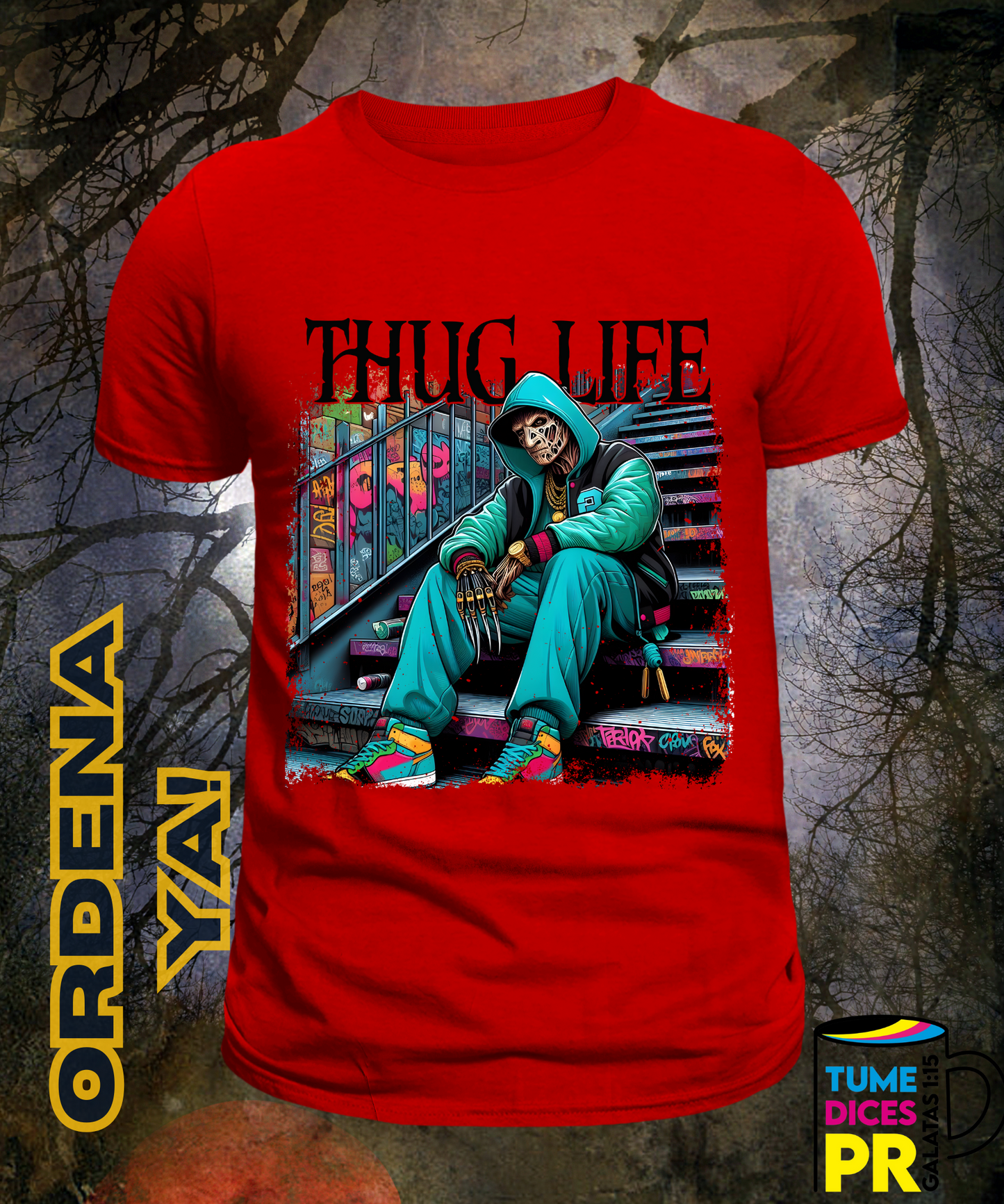 Camiseta Halloween THUG LIFE 4