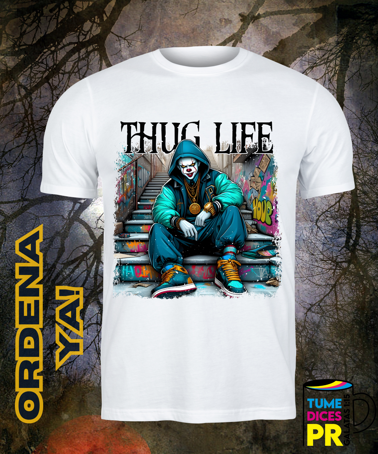 Camiseta Halloween THUG LIFE 4