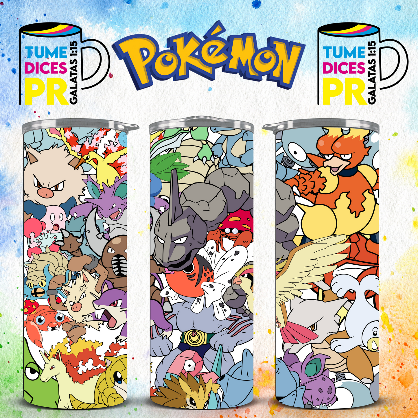 POKEMON Skinny Tumbler