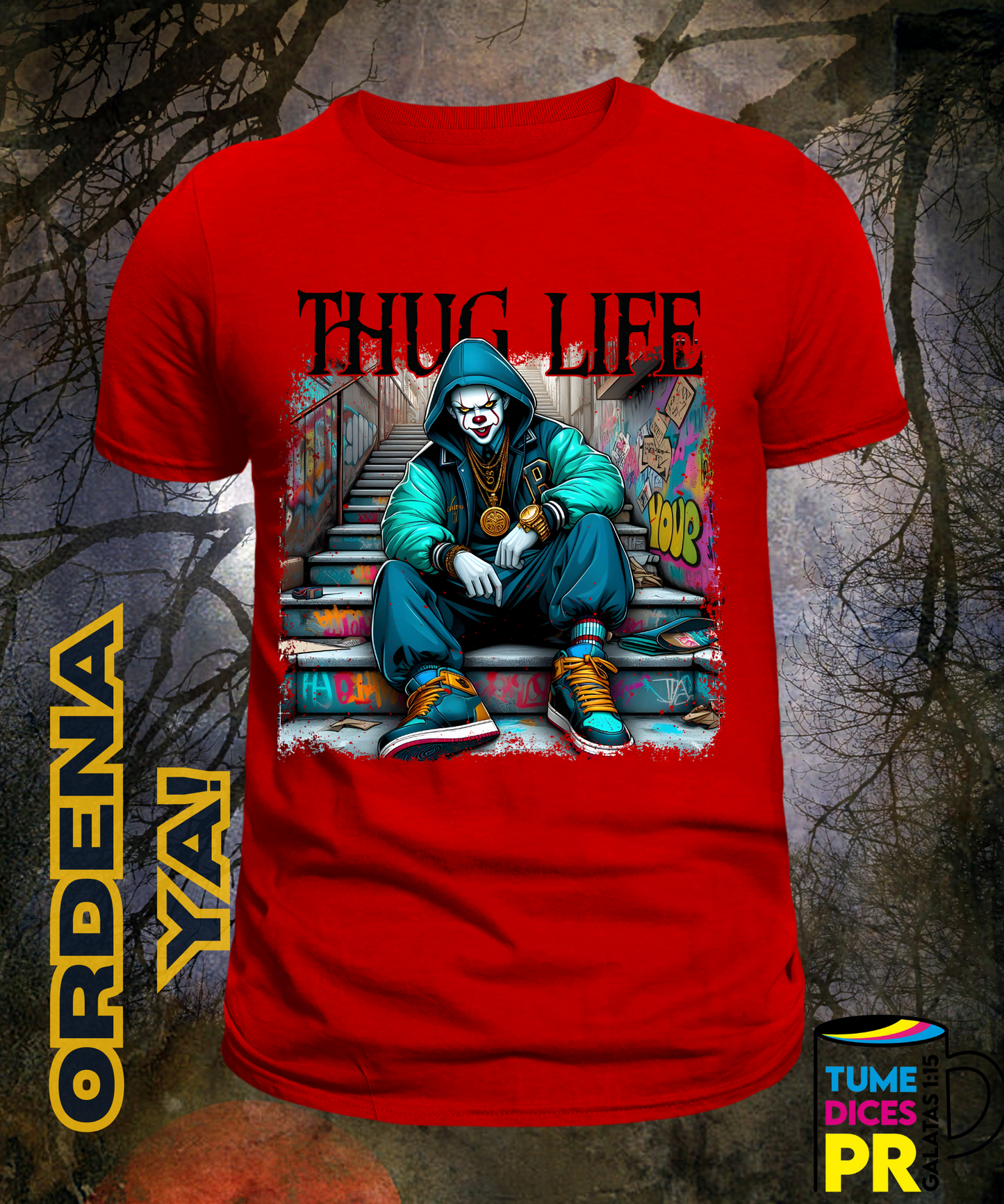 Camiseta Halloween THUG LIFE 4