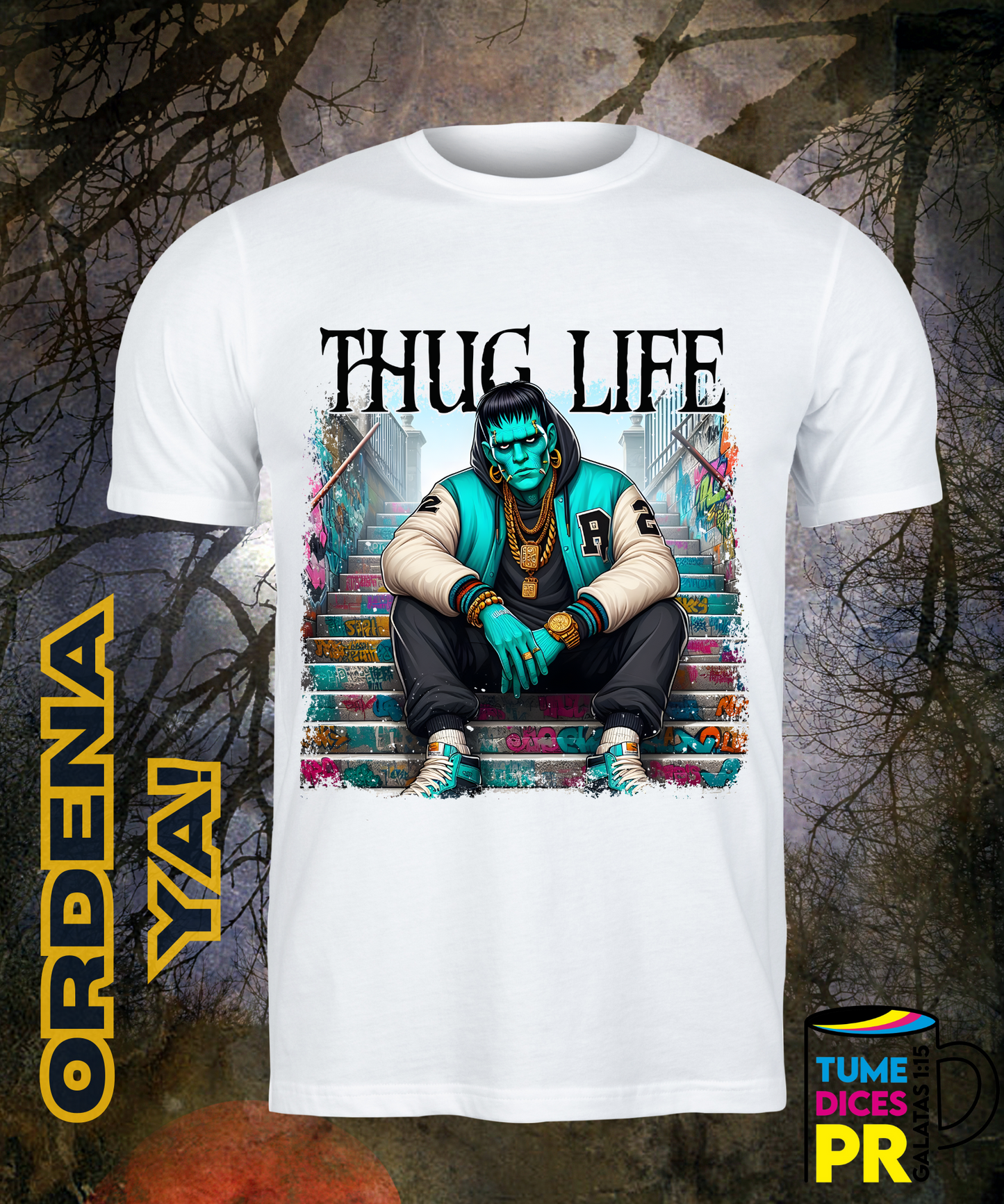 Camiseta Halloween THUG LIFE 4