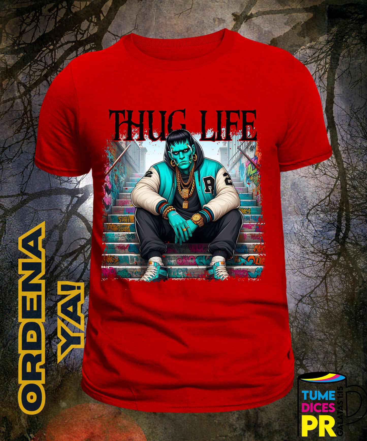 Camiseta Halloween THUG LIFE 4