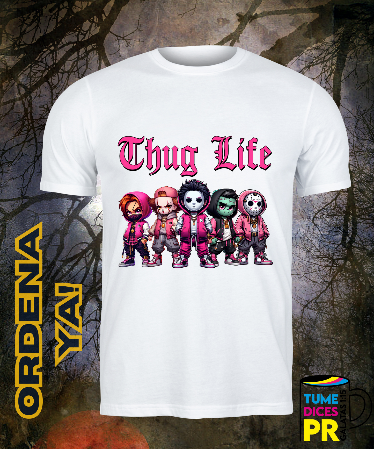 Camiseta Halloween THUG LIFE 4